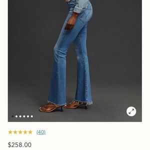 Size 28 Mother The Looker Weekender Fray—worn twice